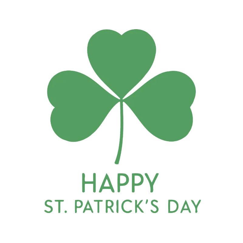 Trèfle Vert Saint Patrick