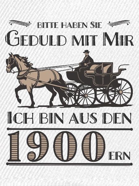 Bitte Geduld 1900ern