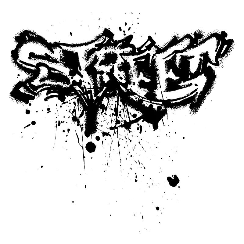 Graffiti-Straße