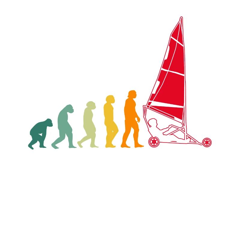 Beach sailor sailing Evolution Char à Voile