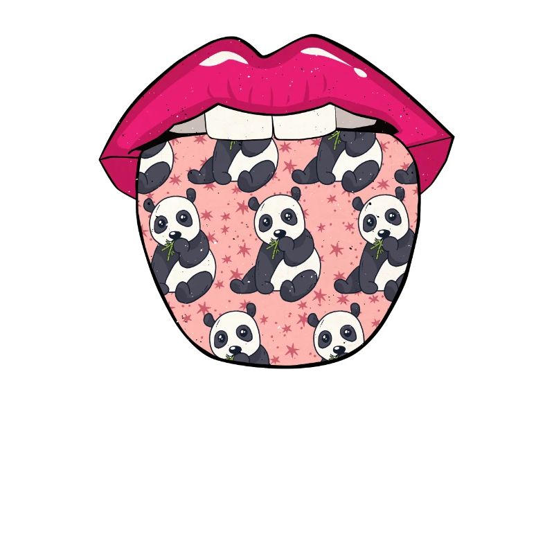 Lèvres de panda panda géant