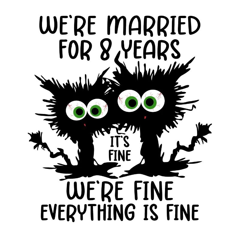 8 Years Married Tin Wedding Gift