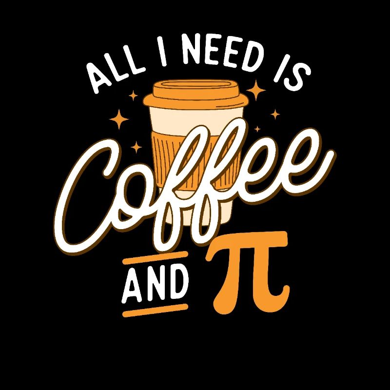 Café et Pi - Funny Math Lover Pi Day