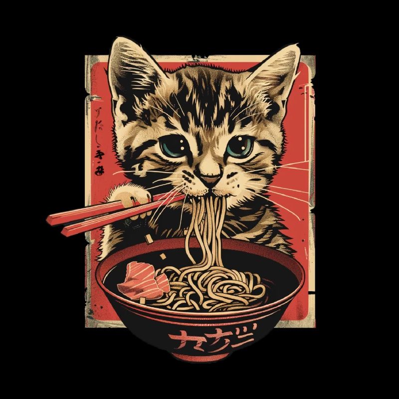 Anime Ramen Essen funny Geschenk Design