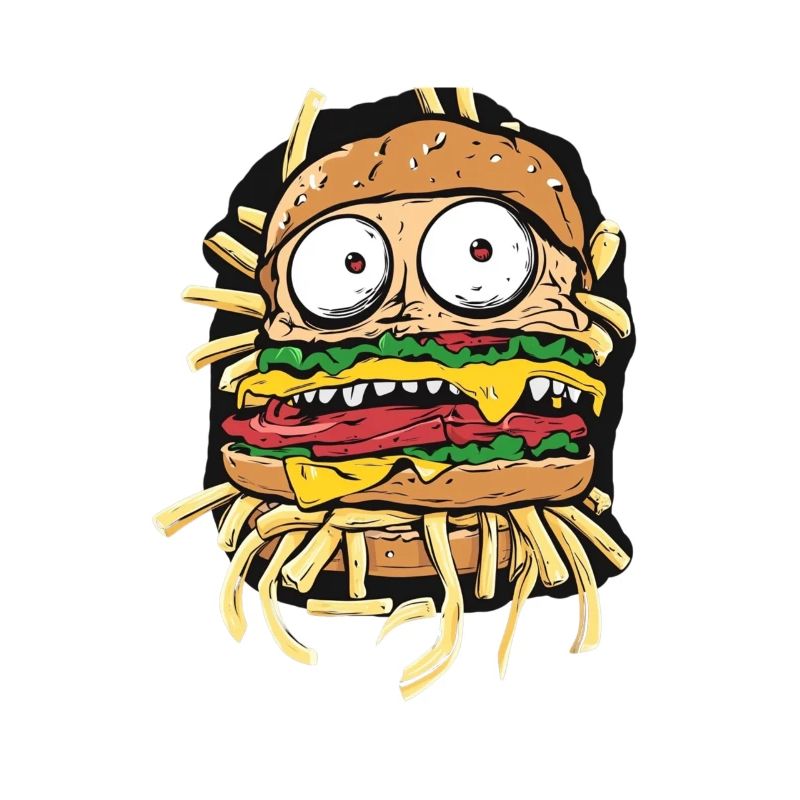 Burger Pommes Hunger