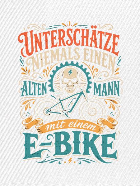 E-Bike Spruch alter Mann Geschenk