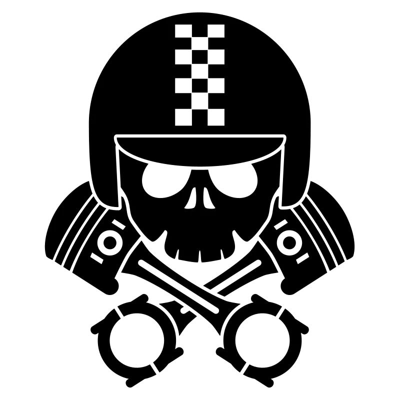 schädel helm kolben