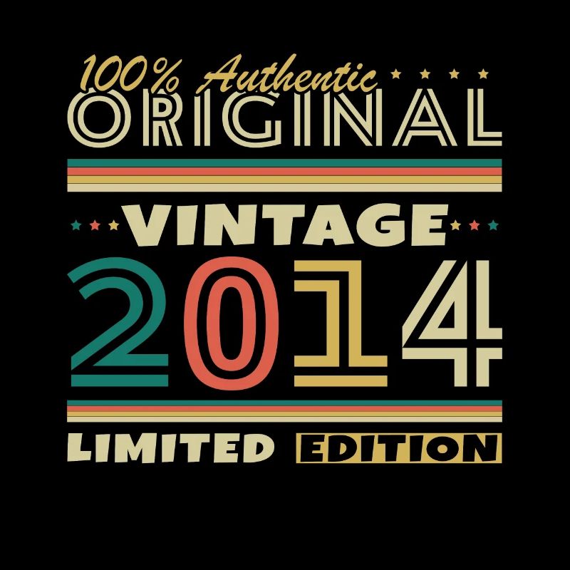 2014 Vintage Retro Birthday Gift