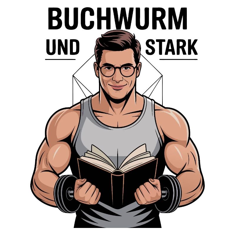 Buchwurm Stark Lesekraft
