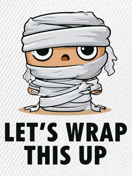 Mumie Cartoon Wrap This Up