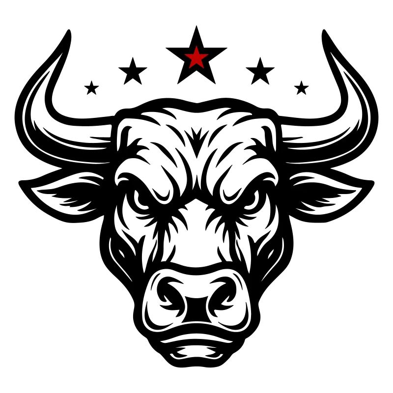 Bulle Kopf Stier
