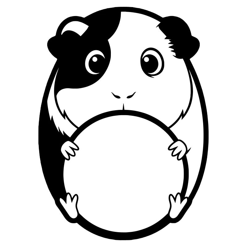Dickes Meerschweinchen Comic