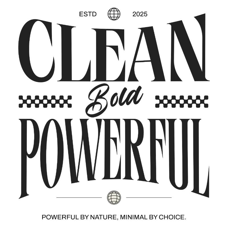 Clean. Bold. Powerful. – Statement Design