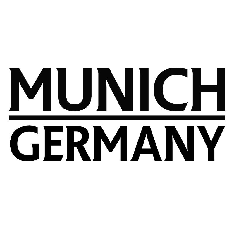 Munich – Germany Textdesign