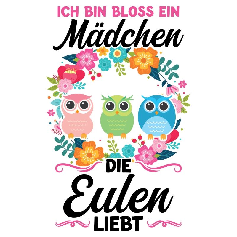 Eule Mädchen Eulen Geschenk