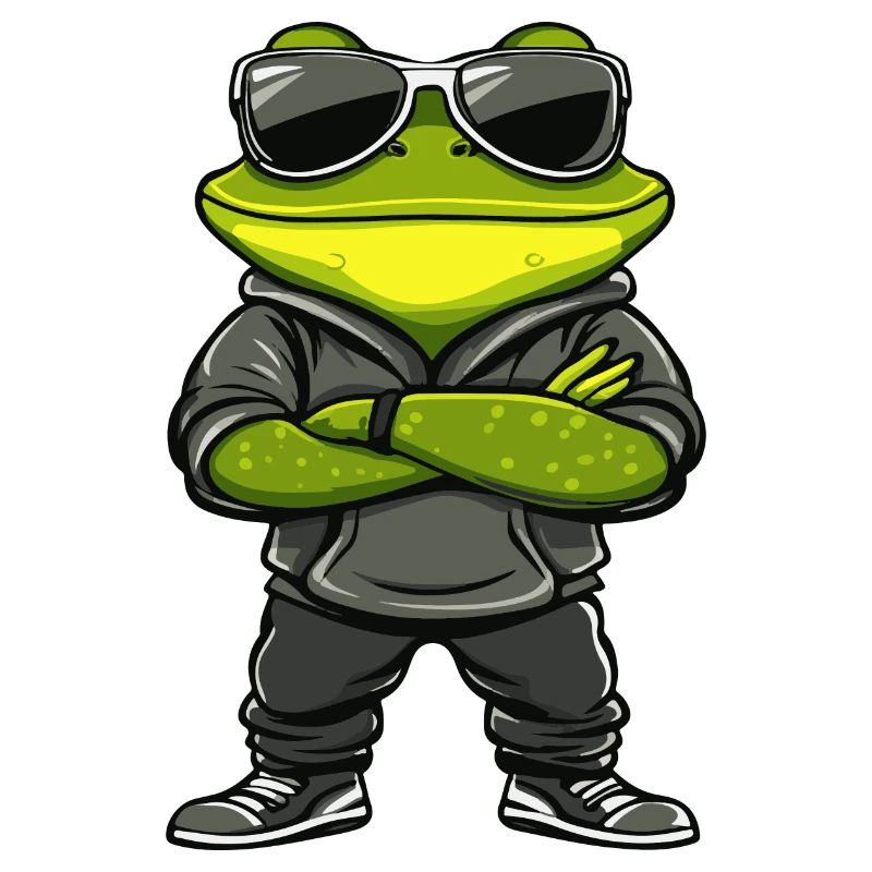 Frosch Comic Cool