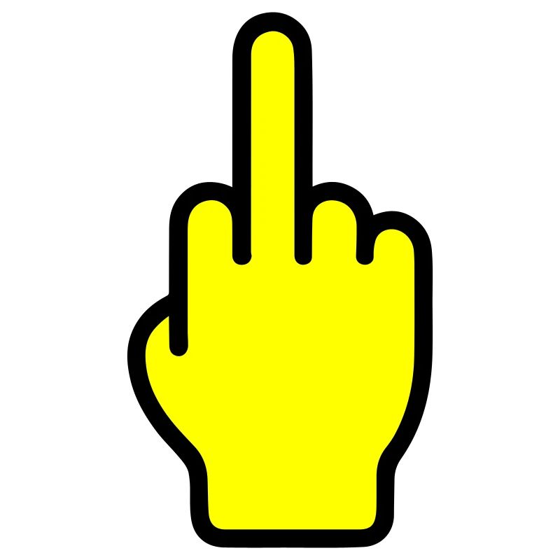 Mittelfinger Symbol