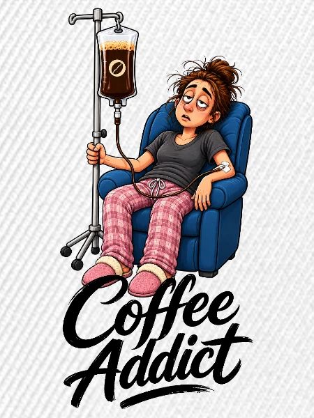 Coffee Addict Kaffeesüchtig