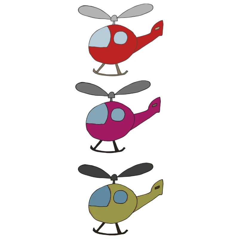 hubschrauber bunt