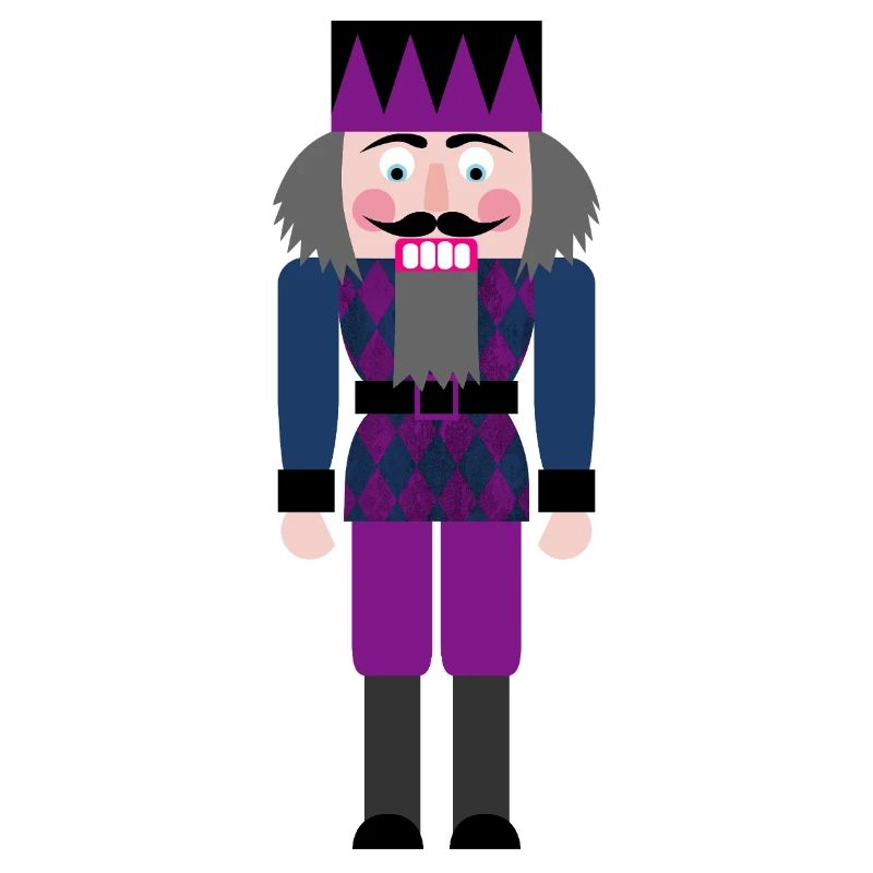 Nutcracker Diamond Rhombs Pattern Christmas Xmas