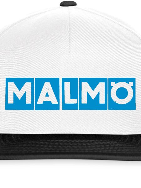 Malmö – Blaues Textdesign