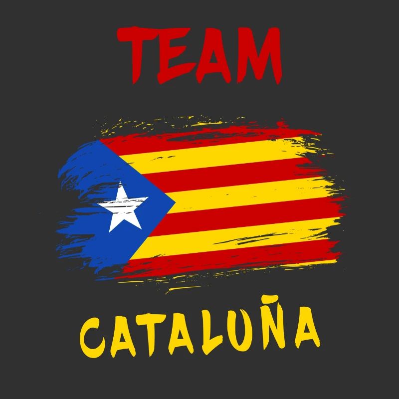 Design du drapeau de l'équipe de Catalogne