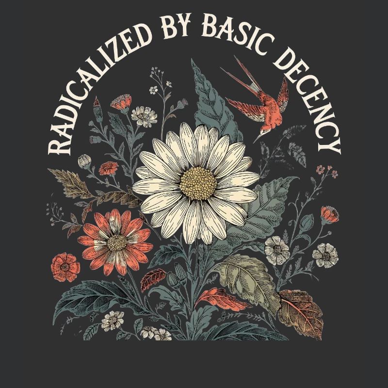 Radicalized By Basic Decency Retro Shirt