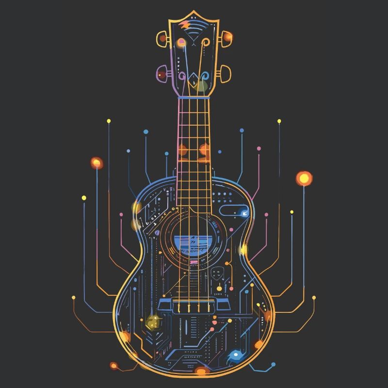 Ukulele Drawing