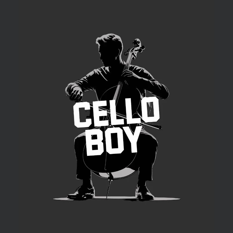 Violoncelle Garçon Silhouette Violoncelle