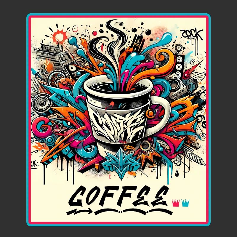 Kaffee Graffiti Explosion