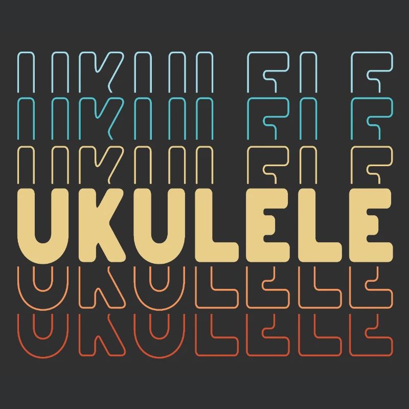 Typographie du ukulélé