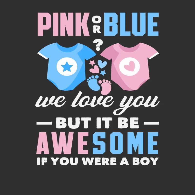 Pink Oder Blau Wäre Toll Wenn Junge
