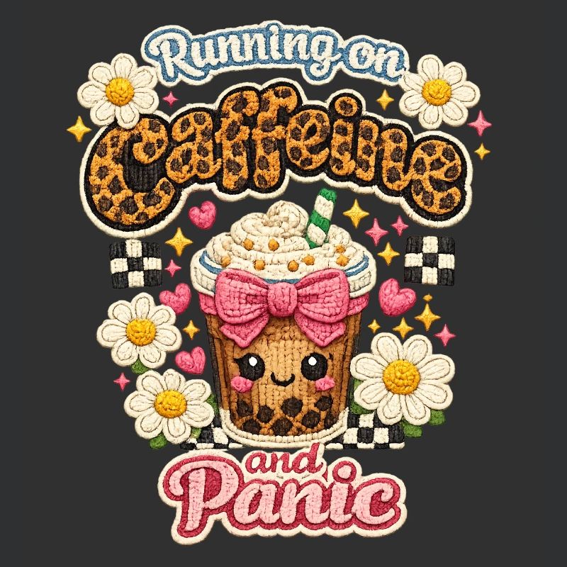 Coffee Chaos Patch Leopard Latte