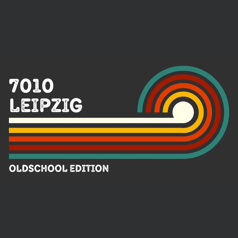 Leipzig Retro Shirt 7010 Postal Code Vintage