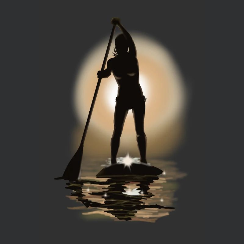 paddle boarding