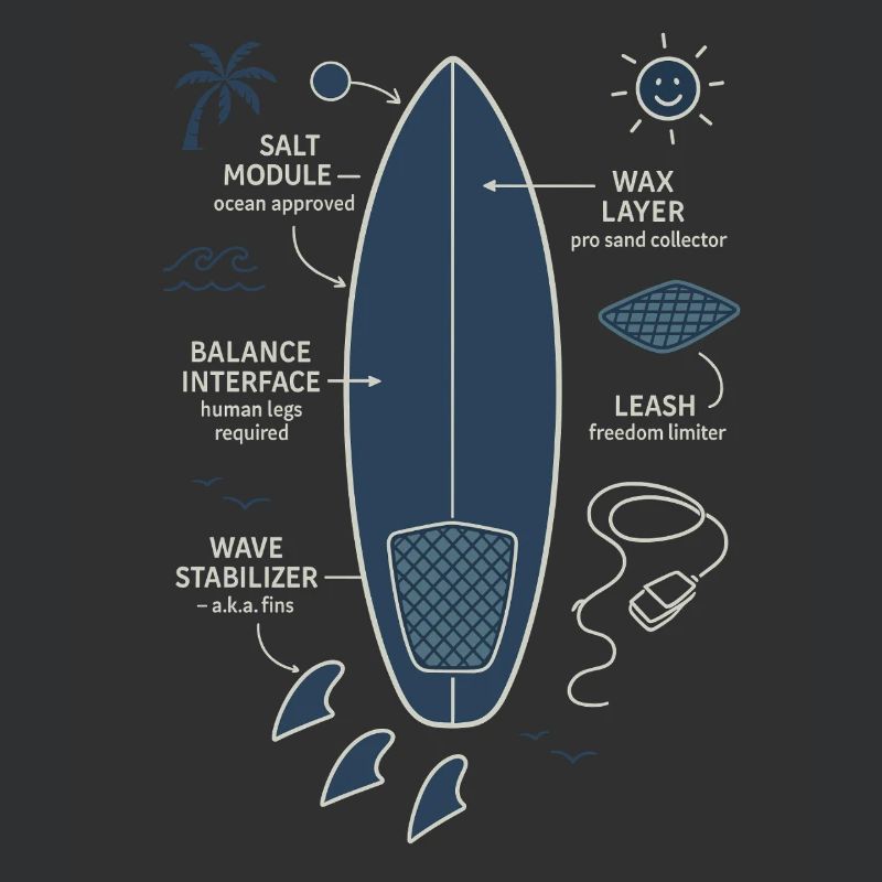 Plan de planche de surf