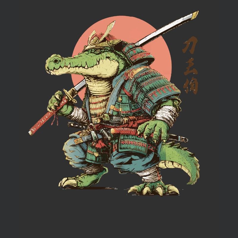 Gator Samurai Warrior