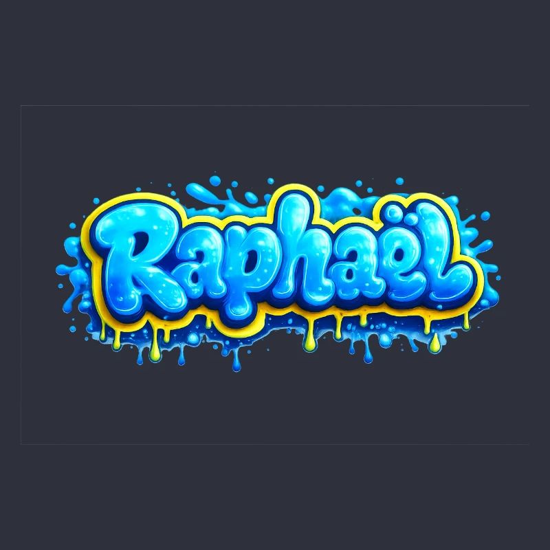 RAPHAEL GRAFFITI NAME FOR PERFECT GIFT PRINTABLE