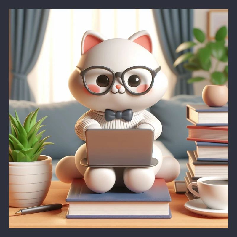 3D-Computer-Katze