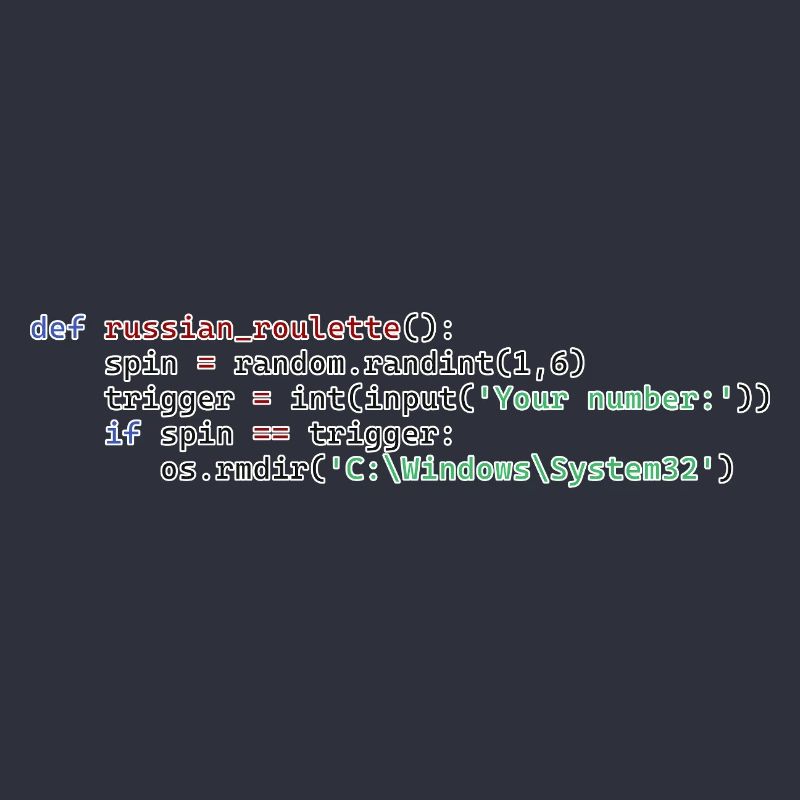 Roulette russe Python