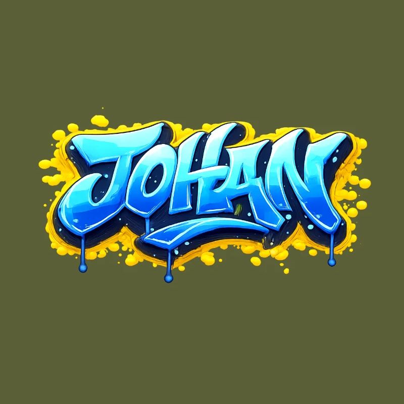 GRAFFITI NAME JOHAN FOR  PERFECT GIFT PRINTABLE 
