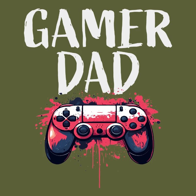 Gamer Dad Controller Kunst