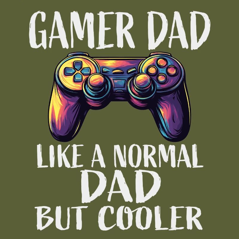 Gamer Dad Cooler Controller Spruch