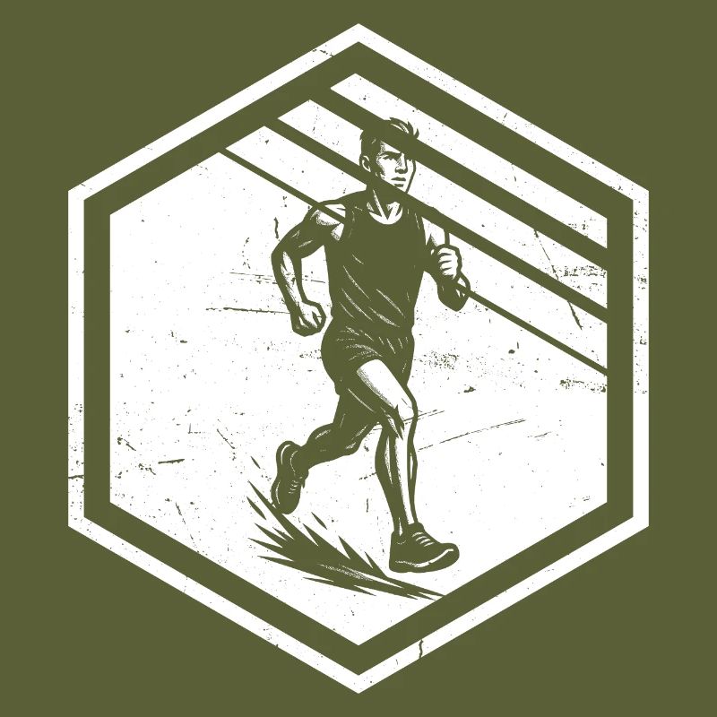 Modernes Running Artwork