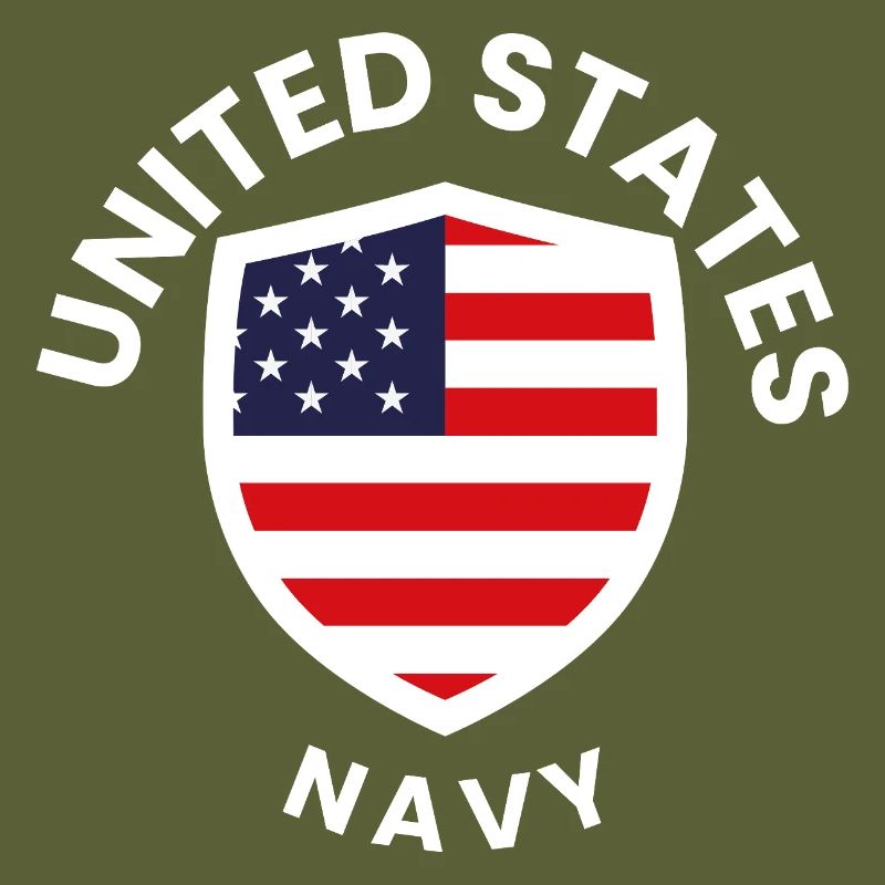 U.S. Flag Shield Navy
