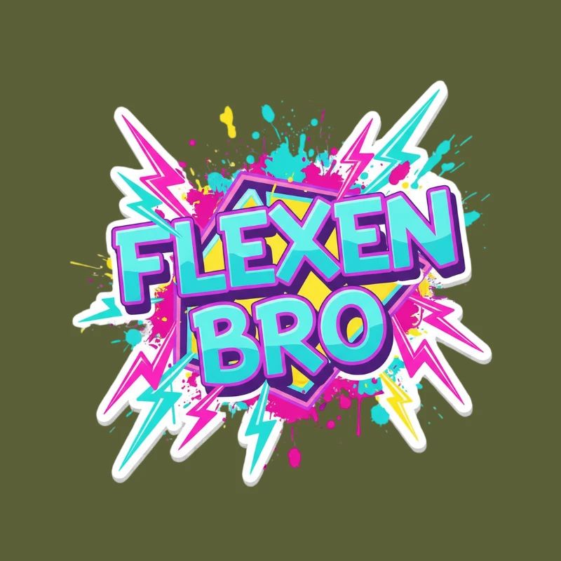 Flexen Bro Graffiti Logo