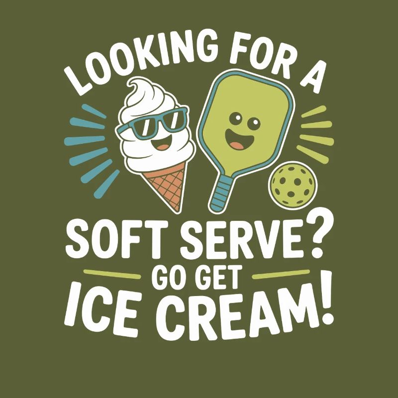 Pickleball Player Looking For Soft Serve Dinking