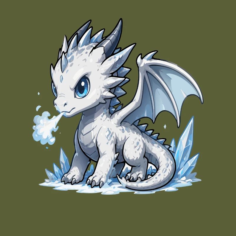 Kristall-Eisdrache