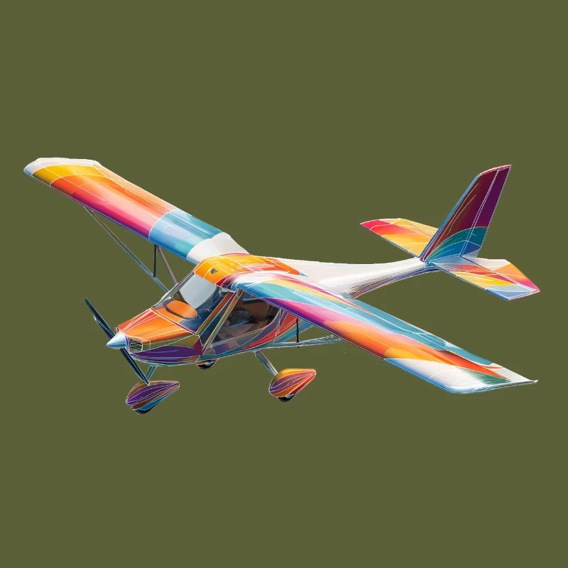 RC Rainbow Airplane Pattern