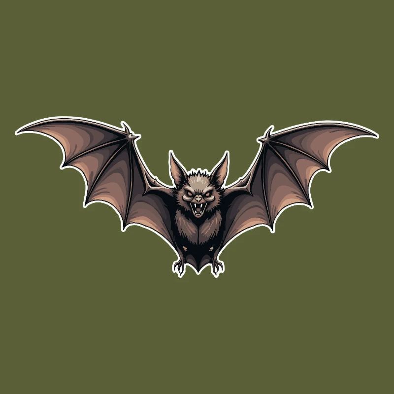 Bat Night Flight Emblem